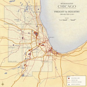 3.4-08-Chicago 2109 Metro Chicago proposed Industrial Land - Freight Rail - Interstates